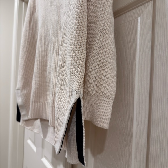 Lou & Grey Off-White Ribbed Knit Sweater - Picture 4 of 5